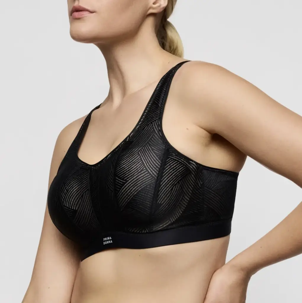Primadonna Sport The Game 6000516ZWA Voorgevormde Sport Bh zwart