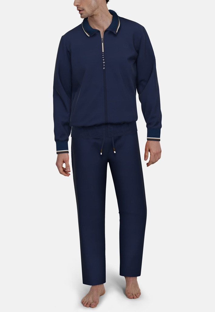 BUGATTI T 54075 Donk blauw 630 Homewear Anzug BOLOGNA