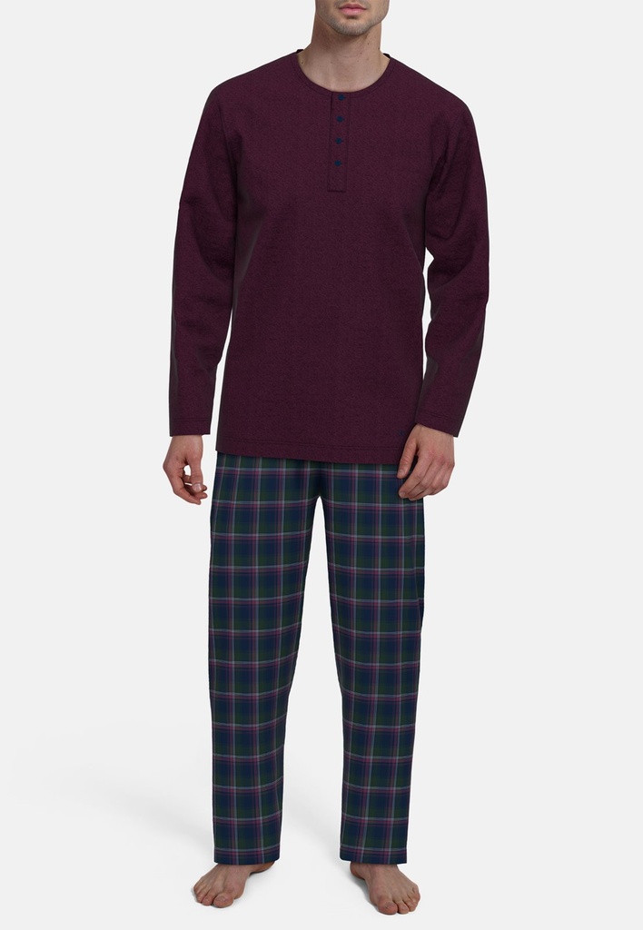 TOM TAILOR 71041 5609  Shirt lange mouw Bordo Cansas