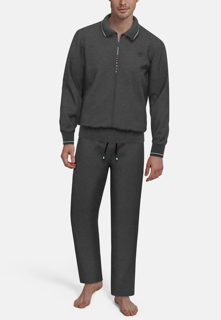 BUGATTI  54075 Grau-dun  Homewear Anzug BOLOGNA