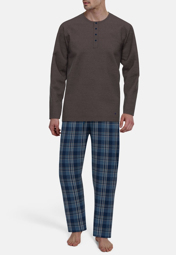 TOM TAILOR 71041 521 Shirt lange mouw bruin