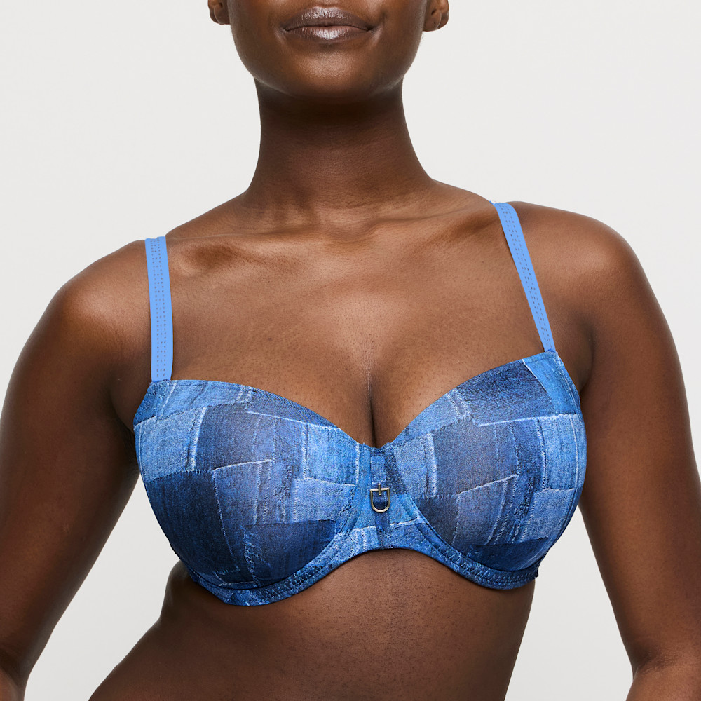 Primadonna Twist Mauna 0242512TBU Voorgevormde Balconette Bh Twill Blue