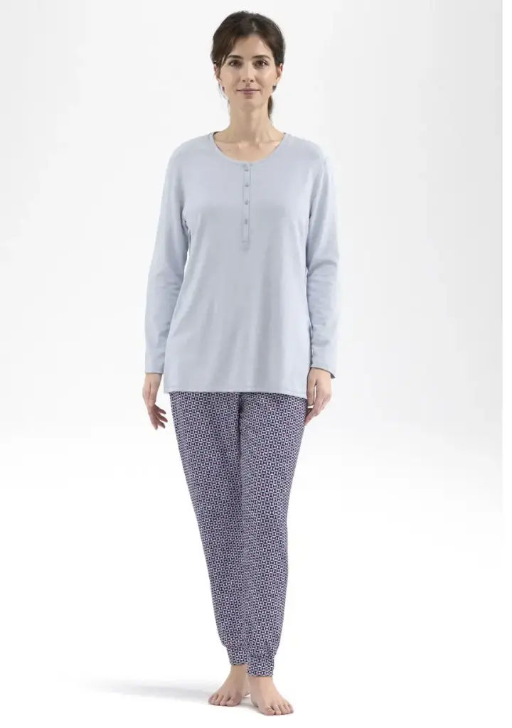 Götzburg 250330 1675 Women Pyjama, 4-Knopfv. Armbund MELILLA