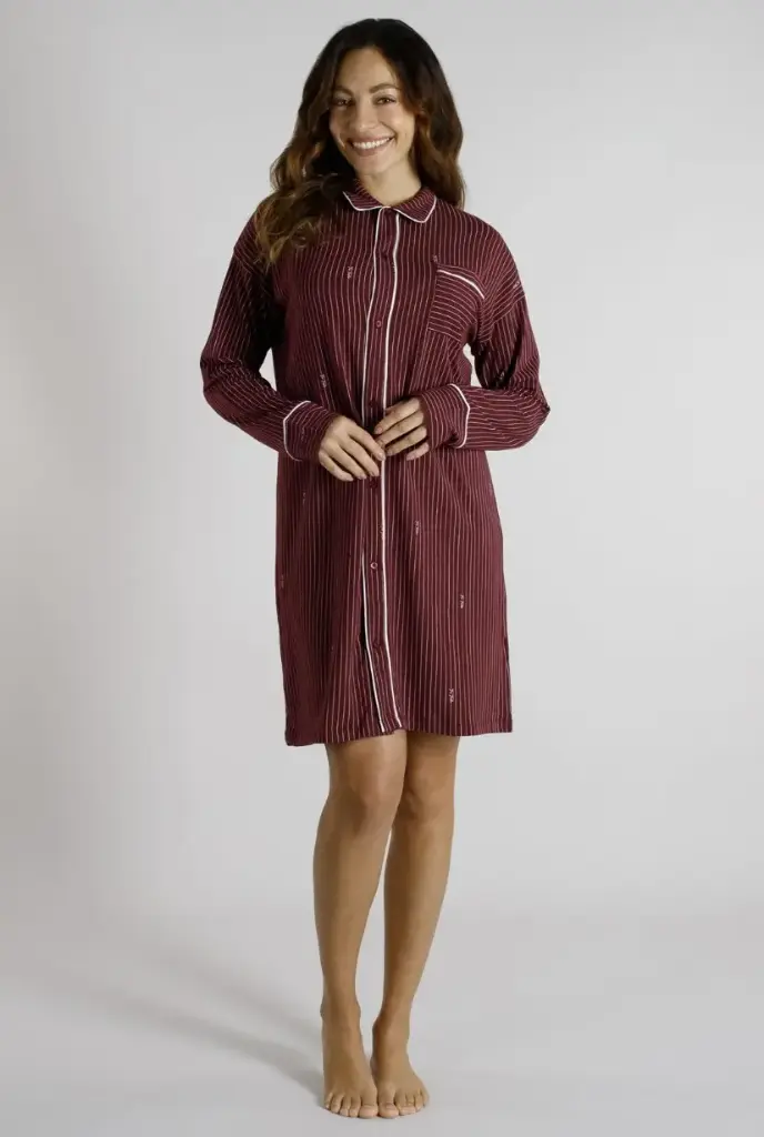 Tom Tailor 60457 1745  Women Nachthemd, 1/1 Arm, durchgek. GRANADA