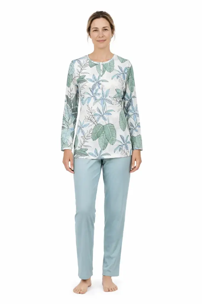 Ringella  6511230 / 980 Pyjama's met een bovenstuk in bloemmotief