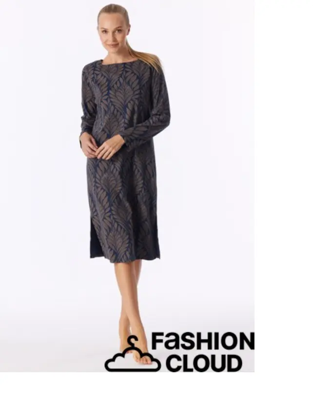 Schiesser 184082 NIGHTSHIRT Deep Sea Blue 