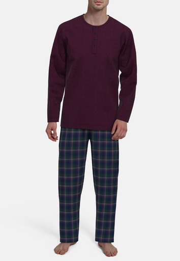 TOM TAILOR 71041 5609  Shirt lange mouw Bordo Cansas